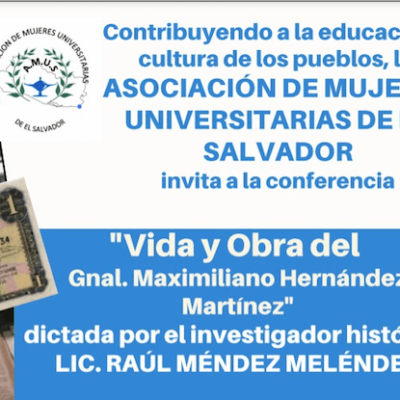 Conferencia vida y obra